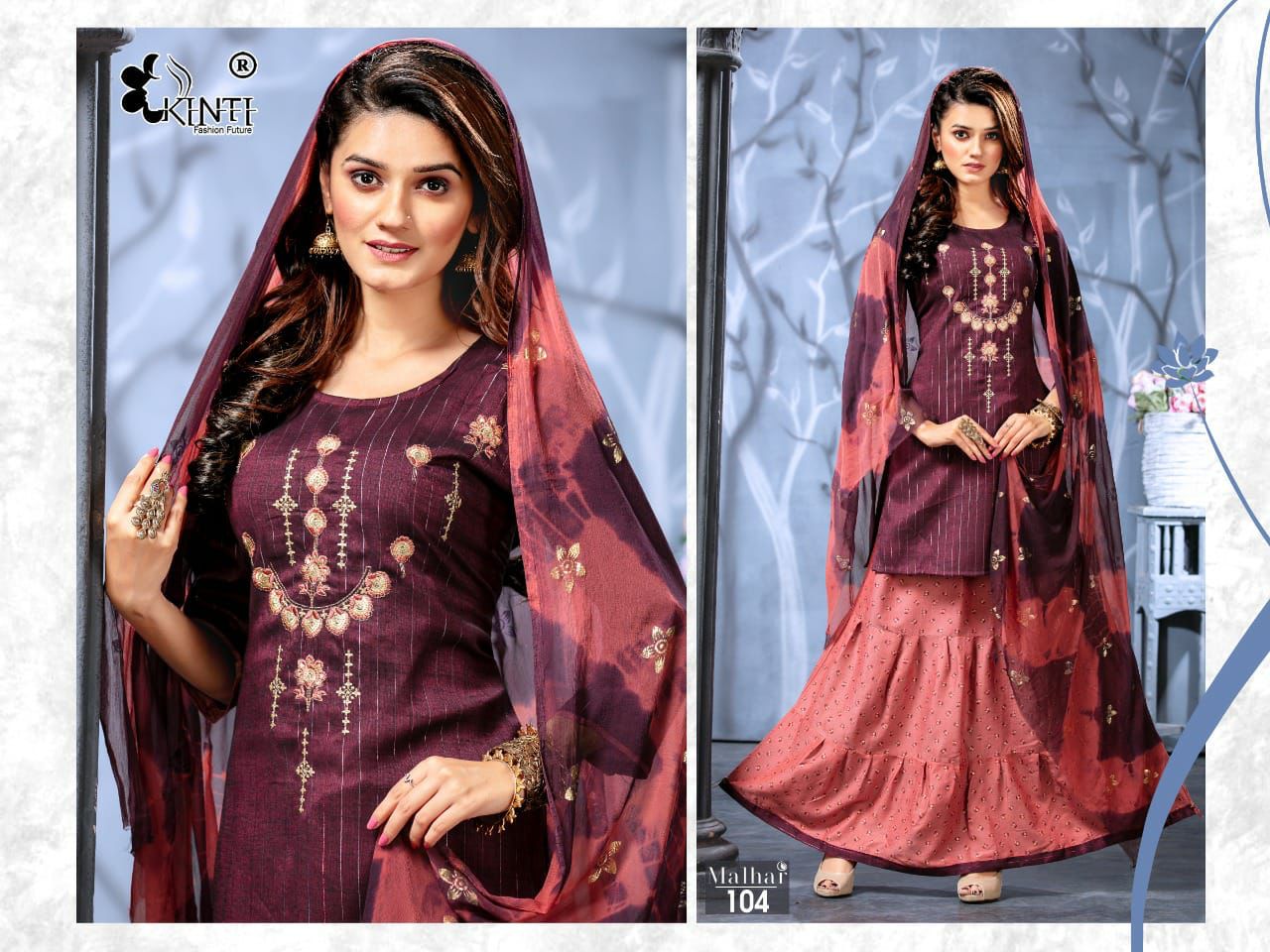Kinti Malhar Fancy Ethnic Wear Designer Rayon Printed Designer Fancy Ready Made Collection
